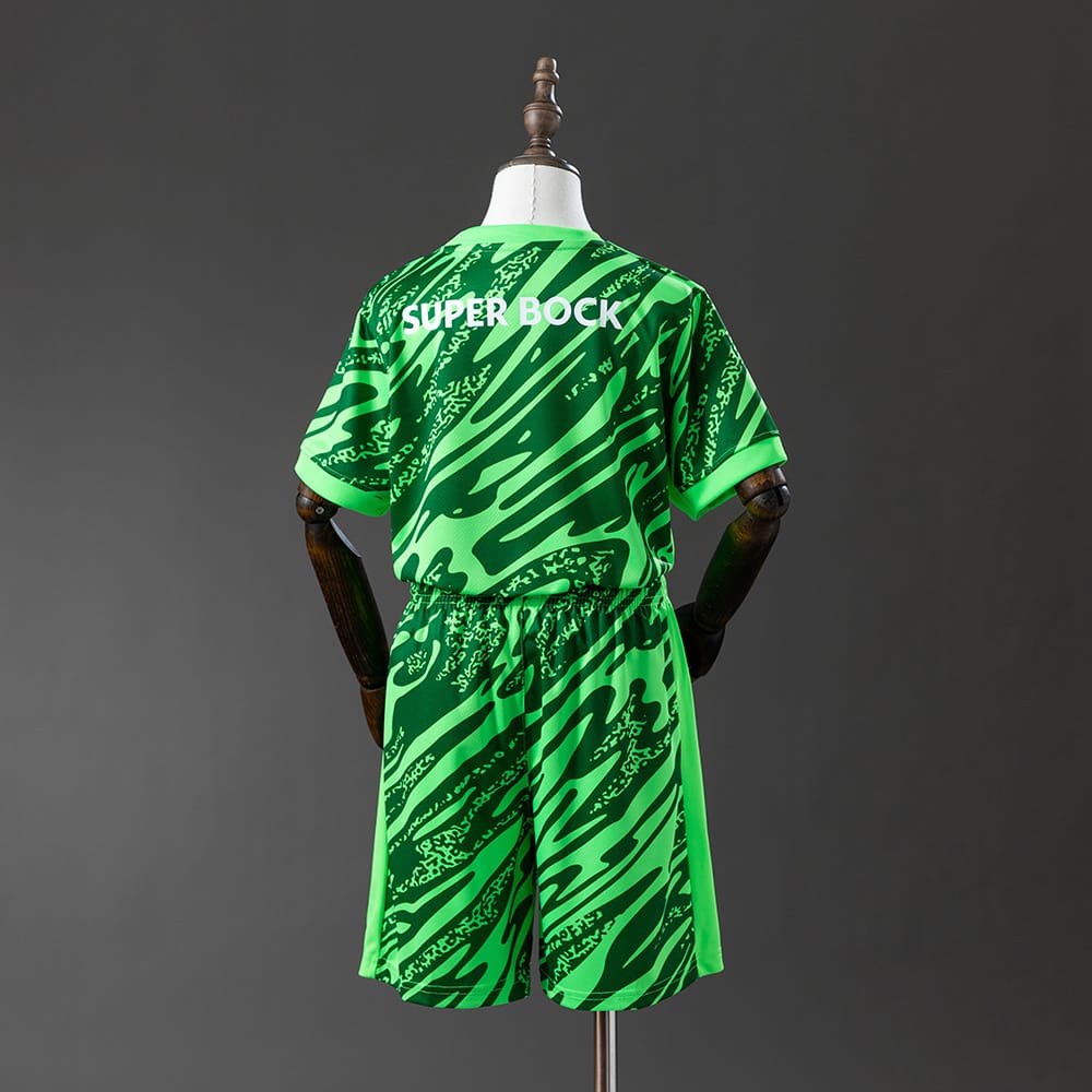 Kit Criança Guarda-Redes Sporting CP 2025/26 - Verde - Vista 2