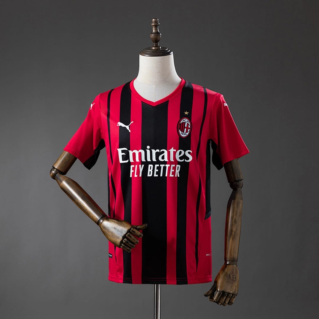 Camisola Principal do AC Milan 2021/2022 (Retro) - Vista 1