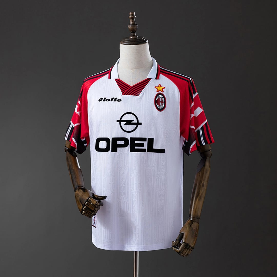 Camisola Alternativa do AC Milan 1997/1998 Edicao Especial (Retro) - Vista 1