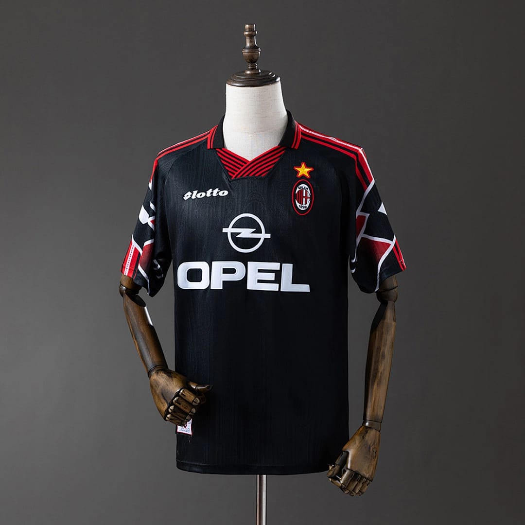 Camisola 2ª Alternativa do AC Milan 1997/1998 Edicao Especial (Retro) - Vista 1