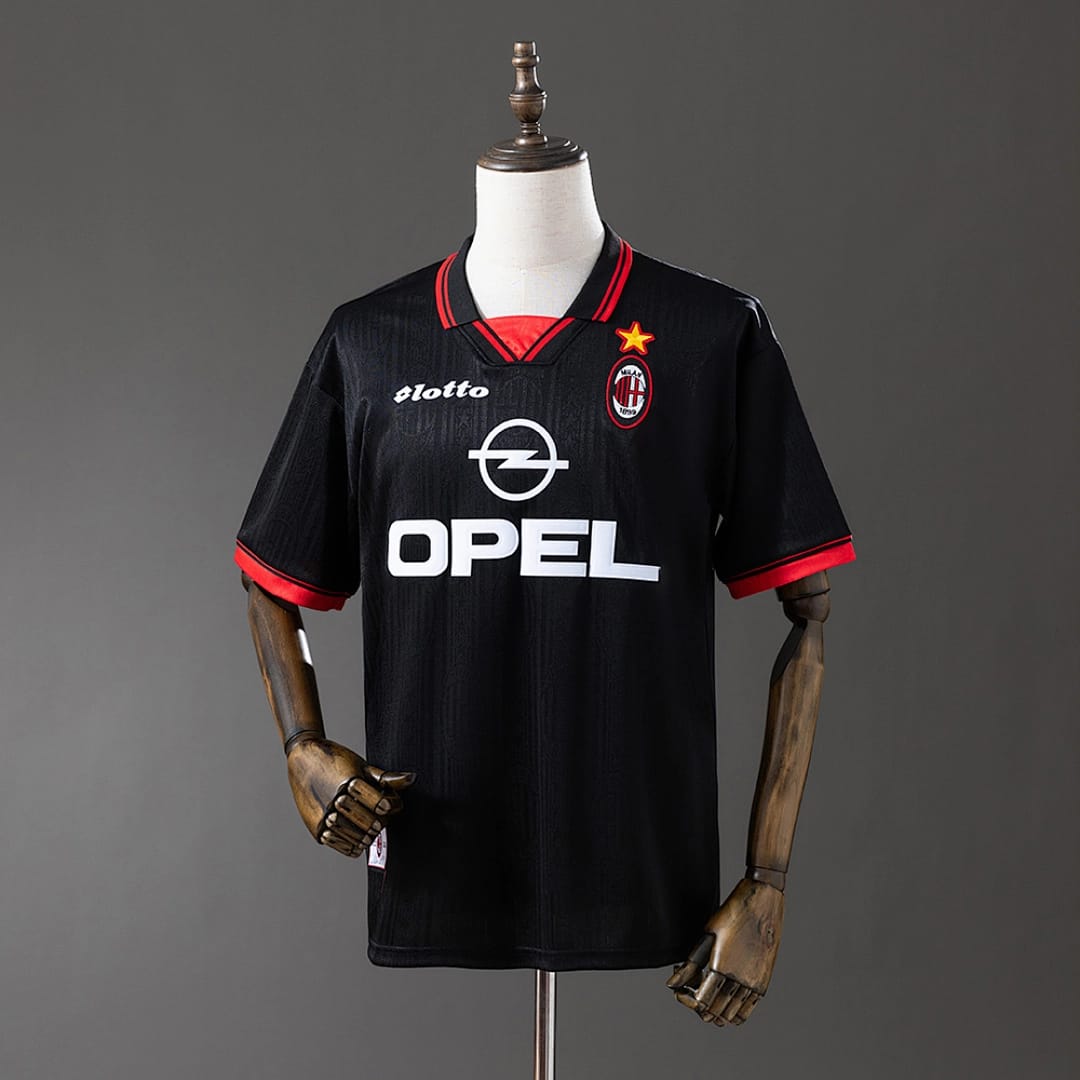Camisola 2ª Alternativa do AC Milan 1997/1998 (Retro) - Vista 1