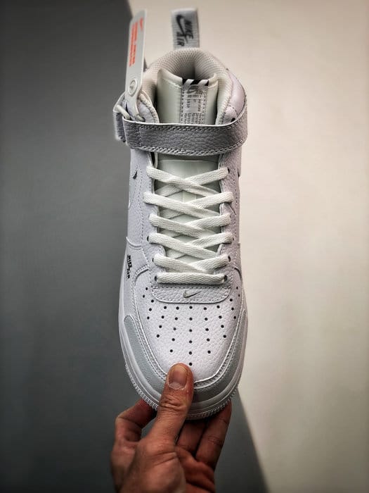 Air Force 107 Mid Branco Anjo 3M Reflexo - Vista 5