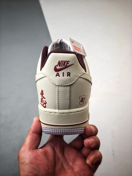 Air Force 1 '07 Low Estilo Chinês Bamboo Bege - Vista 3