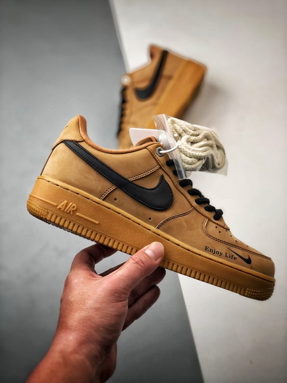 Air Force 1 '07 Low Trigo, Castanho e Preto - Vista 7