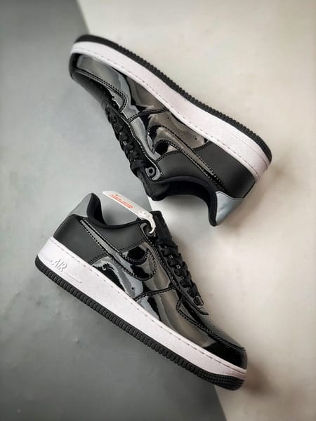 Air Force 1 '07 Low Preto Patente - Vista 6