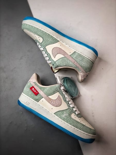 Air Force 1 '07 Low Ano do Dragão Branco e Verde - Vista 6