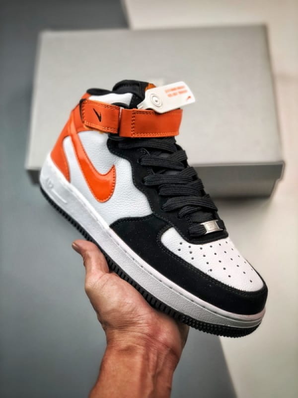 Air Force 1 07 Mid Branco e Preto - Vista 1