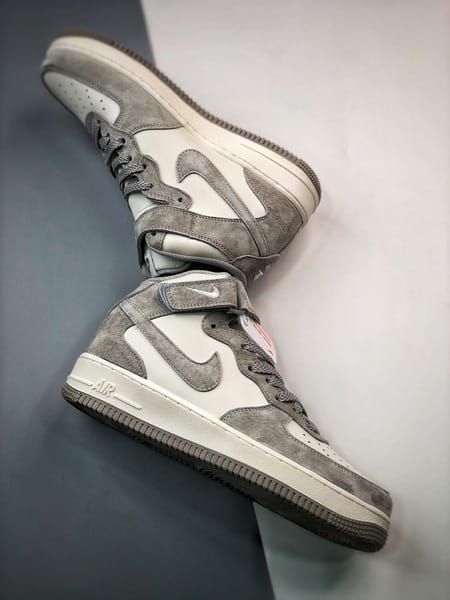 Air Force 1 07 Mid Cinzento Lavanda - Vista 9