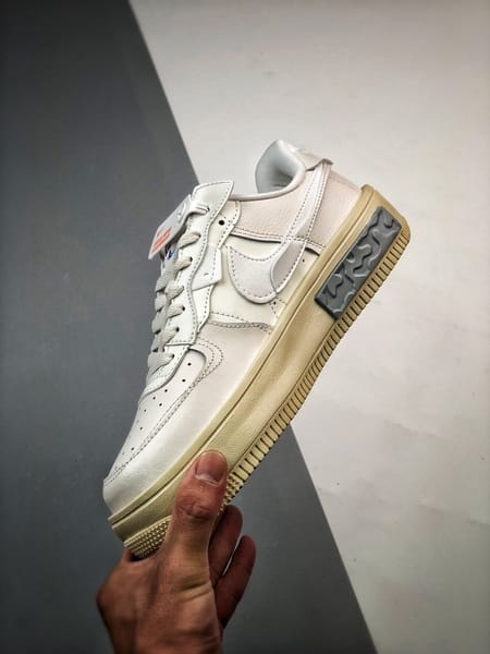 Air Force 1 Fontanka Desconstruido Cinzento Claro - Vista 3