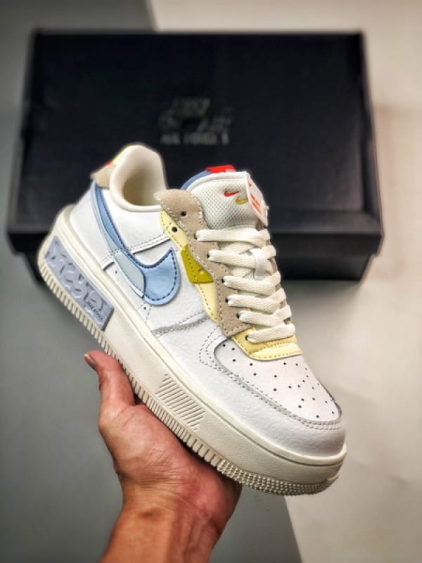 Air Force 1 Fontanka Desconstruido Branco e Azul - Vista 1