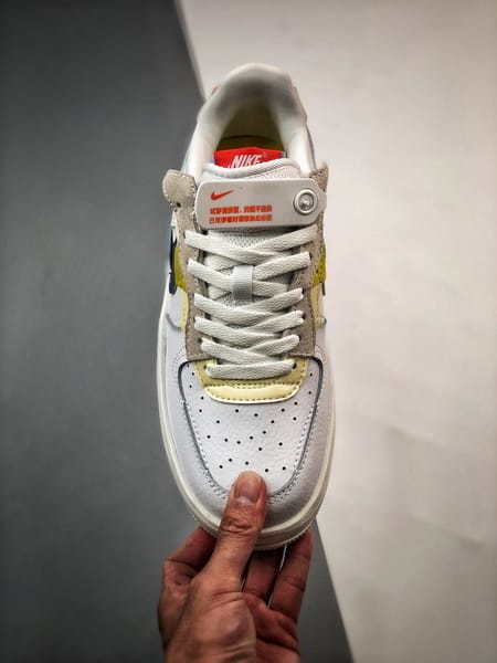 Air Force 1 Fontanka Desconstruido Branco e Azul - Vista 5