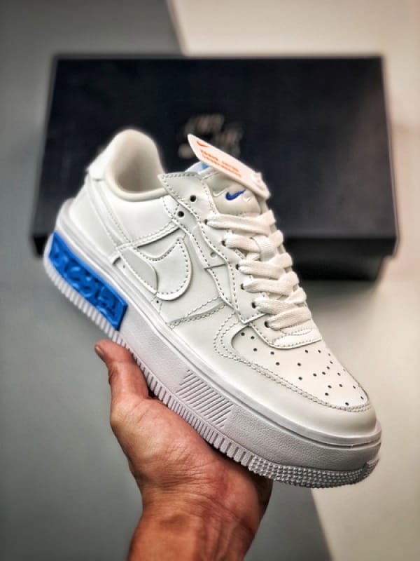 Air Force 1 Fontanka Desconstruido Branco e Azul - Vista 1