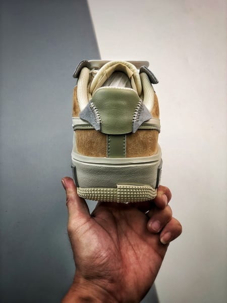 Air Force 1 Fontanka Desconstruido Bege Azul e Marrom - Vista 3