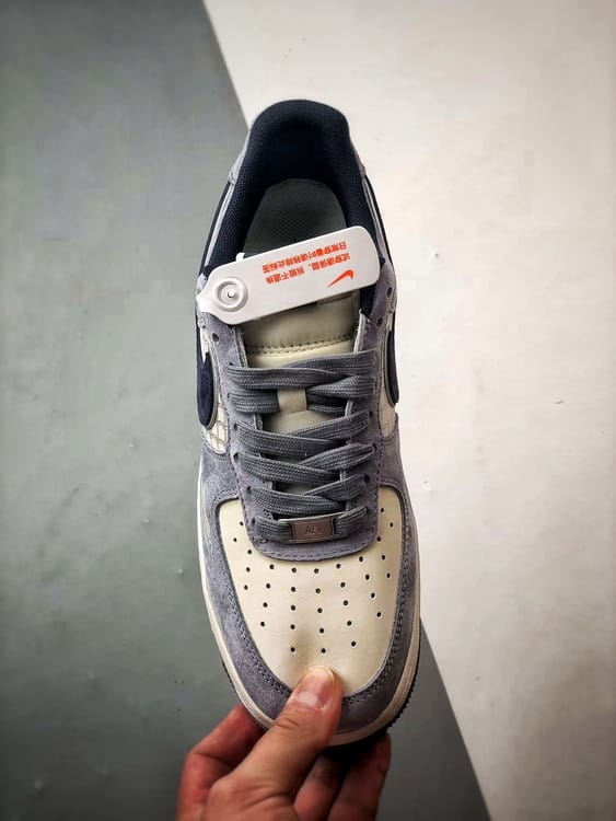 Air Force 1 Low Wukong Cinza Azul - Vista 9