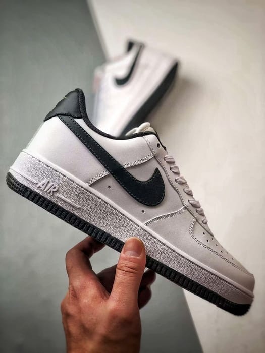 Air Force 1 Low Branco e Verde Escuro - Vista 7