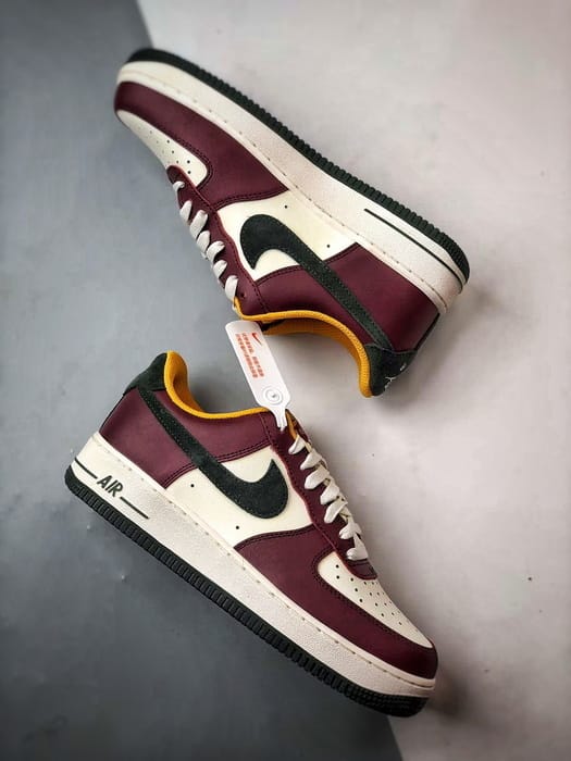Air Force 1 Low Branco, Castanho e Verde - Vista 6