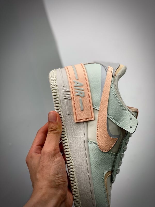 Air Force 1 ShadowVerde Claro Rosa Patchwork - Vista 7