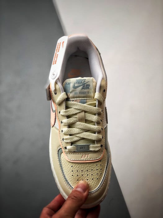 Air Force 1 Shadow Bege Rosa e Cinzento - Vista 9
