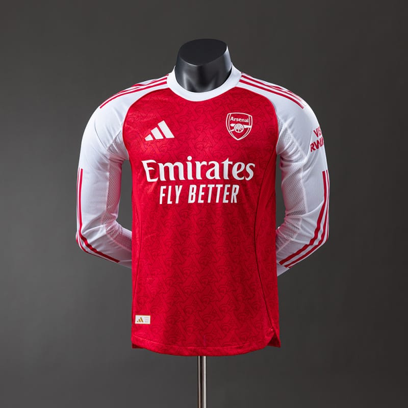 Arsenal 25/26 manga-longa Home versão jogador - Vista 1