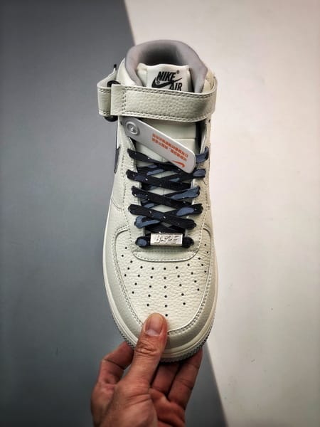 Bape x Air Force 1 07 Mid Preto Camuflado - Vista 5