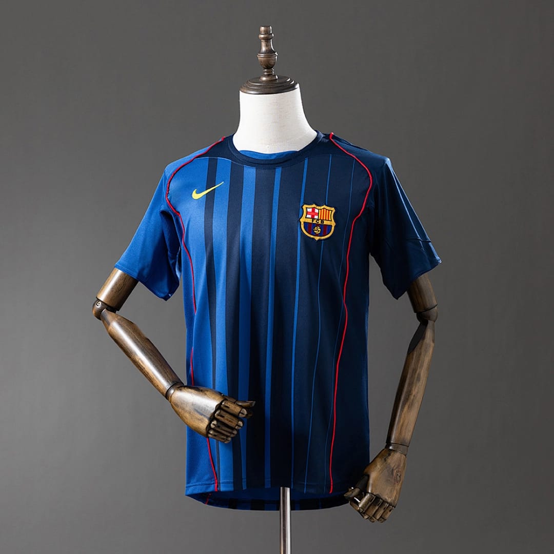 Camisola Alternativa do FC Barcelona 2004/2005 (Retro) - Vista 1