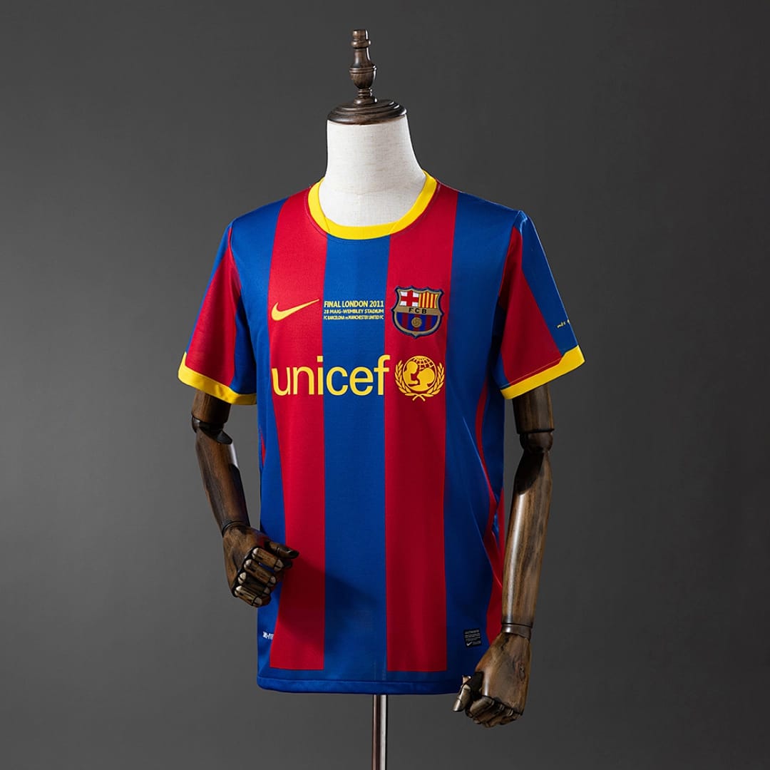 Camisola Principal do FC Barcelona 2010/2011 (Retro) - Vista 1