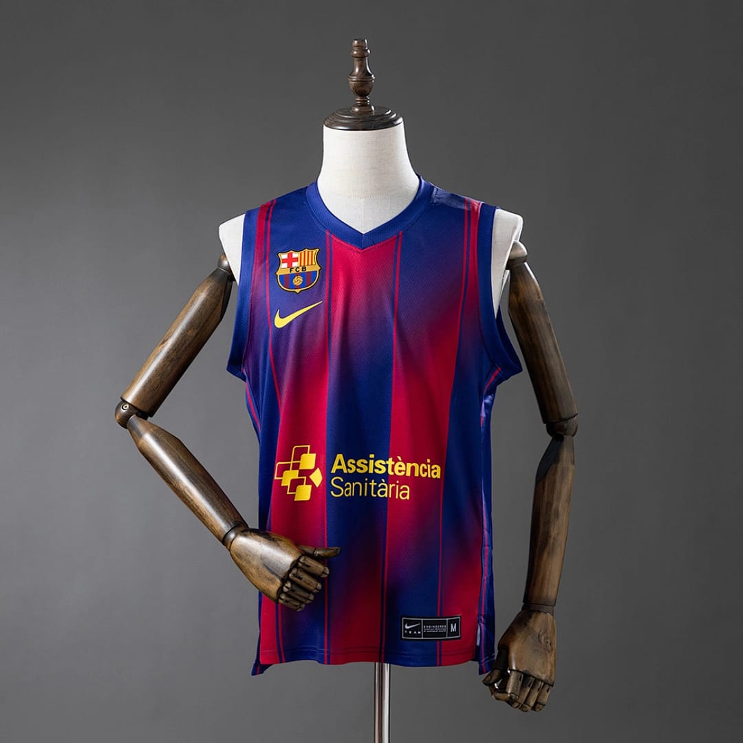 Camisola Principal do FC Barcelona 2025/2026 (Basquetebol) - Vista 1