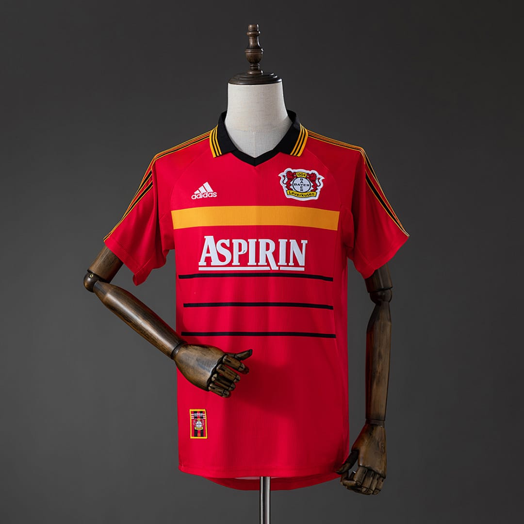 Camisola Principal Bayer Leverkusen 1998/2000 Retro - Vista 1