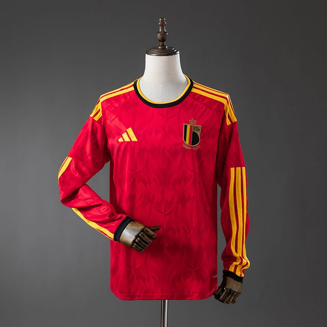 Camisola Principal da Bélgica 2026 (Manga Longa) - Vista 1