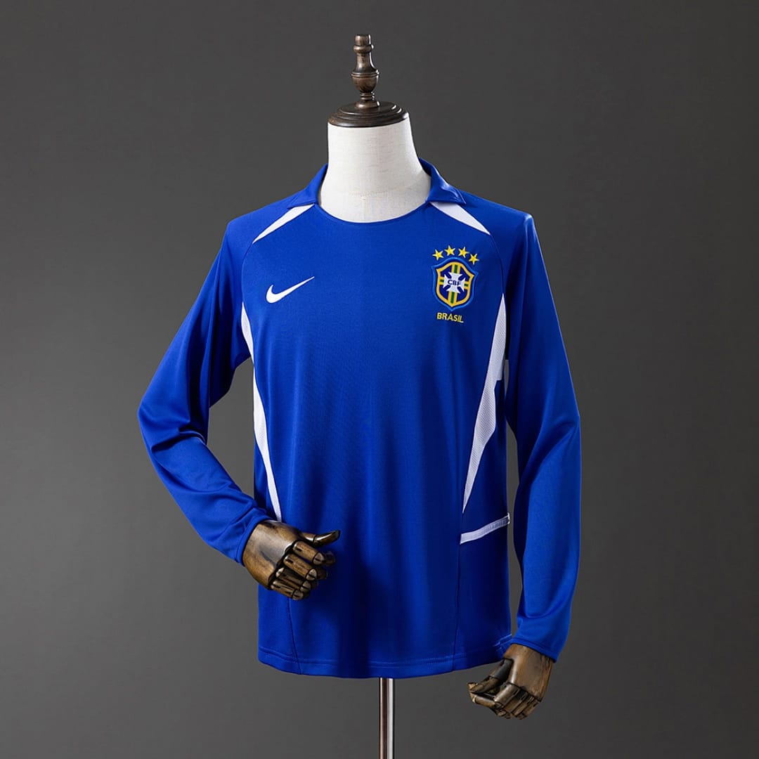 Camisola Alternativa do Brasil 2002 (Retro, Manga Longa) - Vista 1