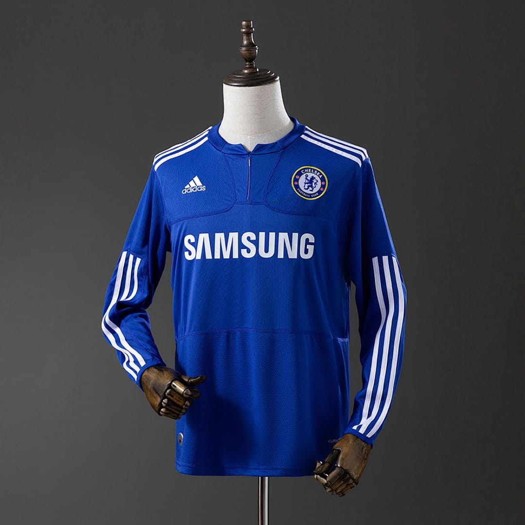 Camisola Principal do Chelsea 2009/2010 (Retro, Manga Longa) - Vista 1