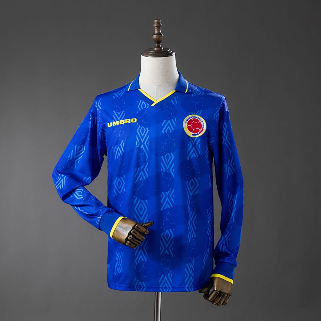 Camisola Alternativa da Colombia 1994 (Manga Longa) - Vista 1