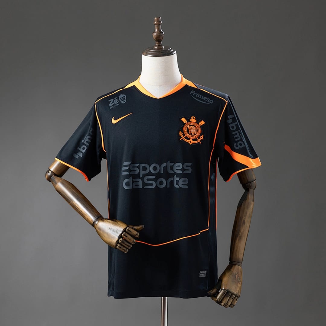 Camisola Terceira do Corinthians 2025/2026 Todos Patrocinadores - Vista 1