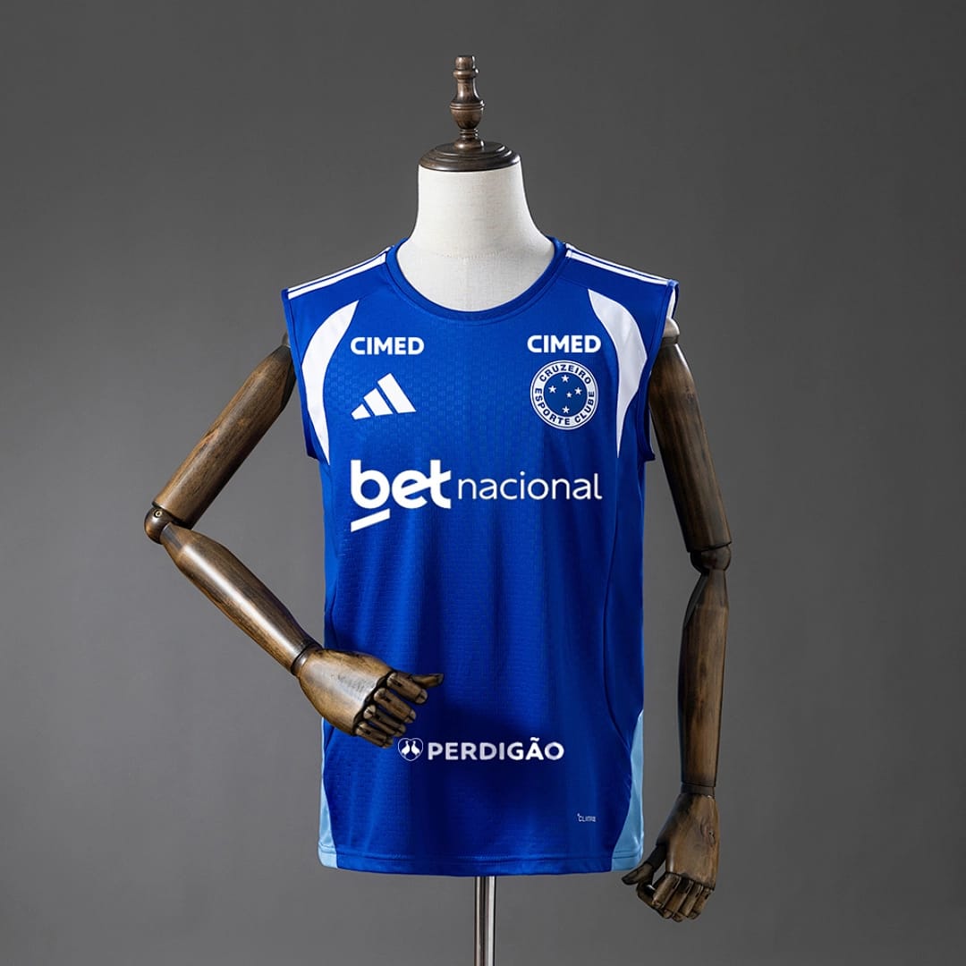 Camisola Cruzeiro 2026/2027 Todos Patrocinadores (Colete) - Vista 1