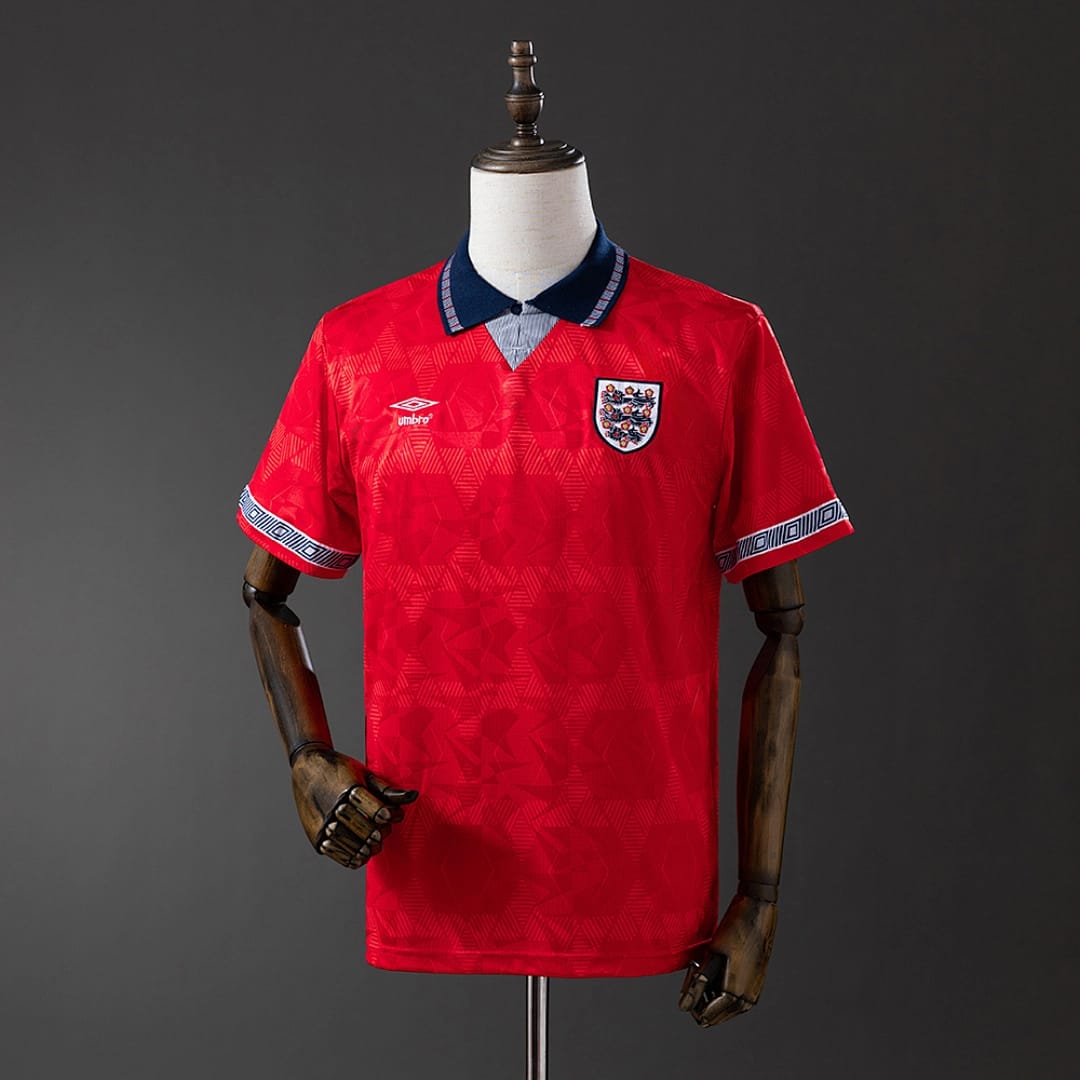 Camisola Alternativa da Inglaterra 1990 (Retro) - Vista 1