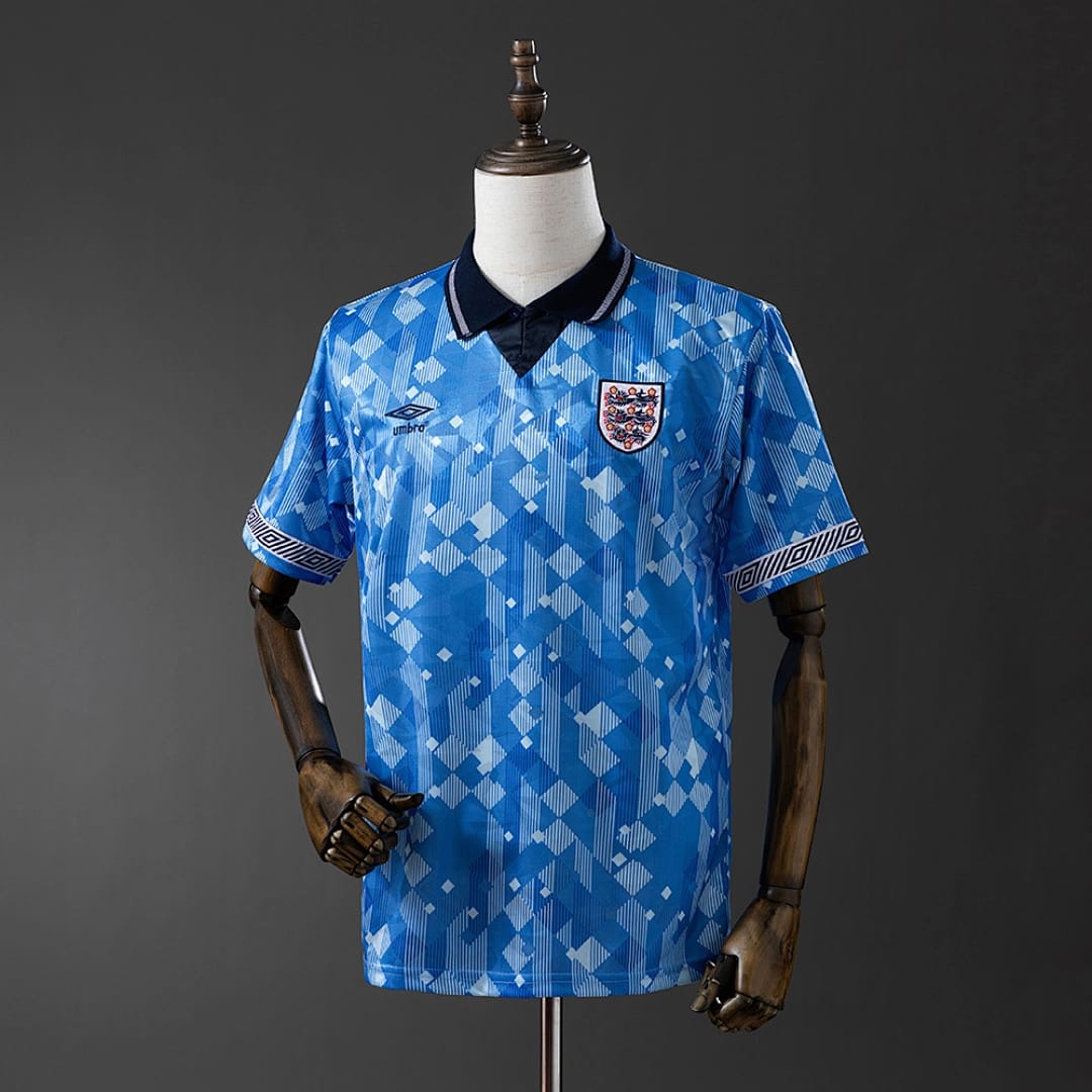 Camisola 2 Alternativa da Inglaterra 1990 (Retro) - Vista 1