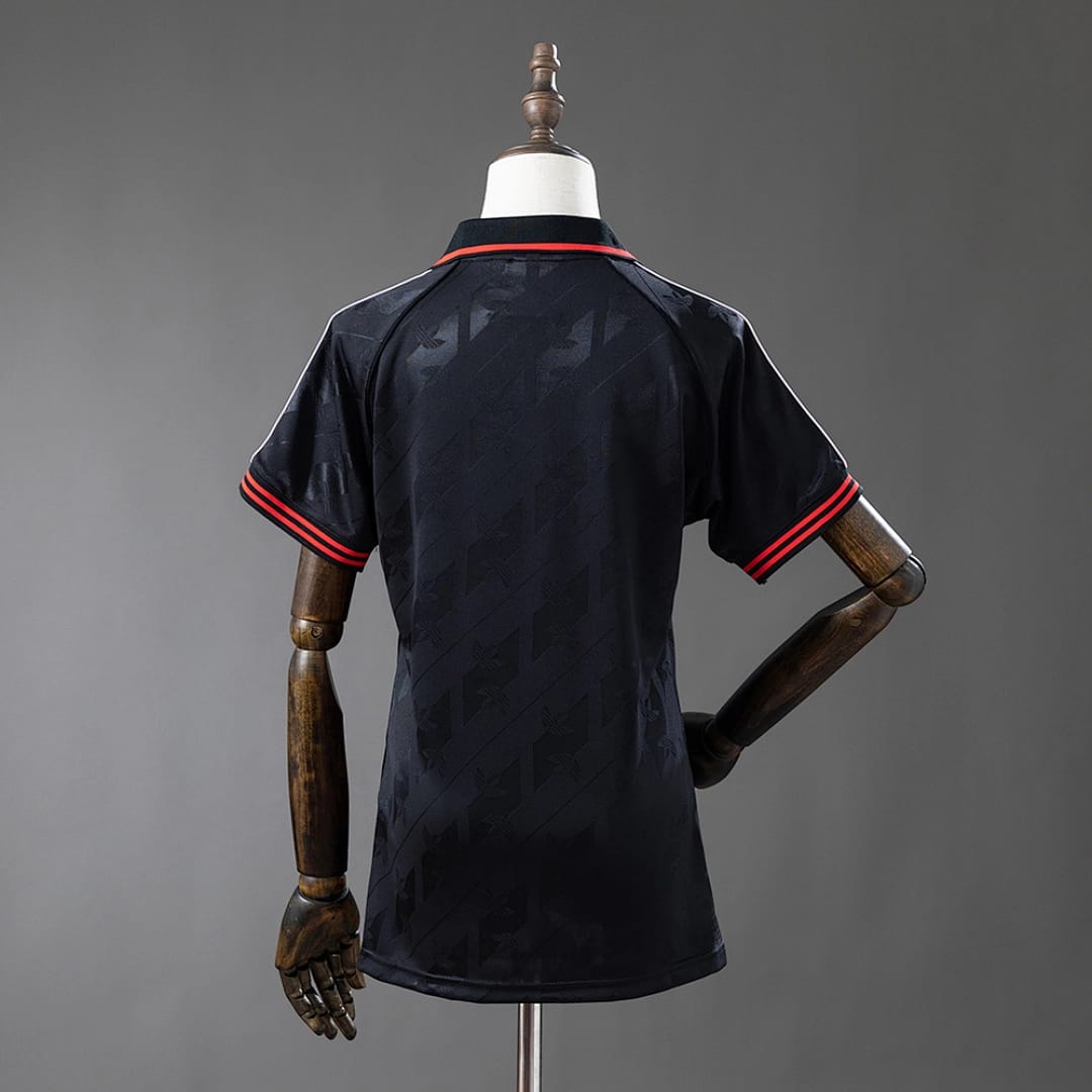 Camisola Retro Feminina Flamengo Lifestyler Preta - Vista 2