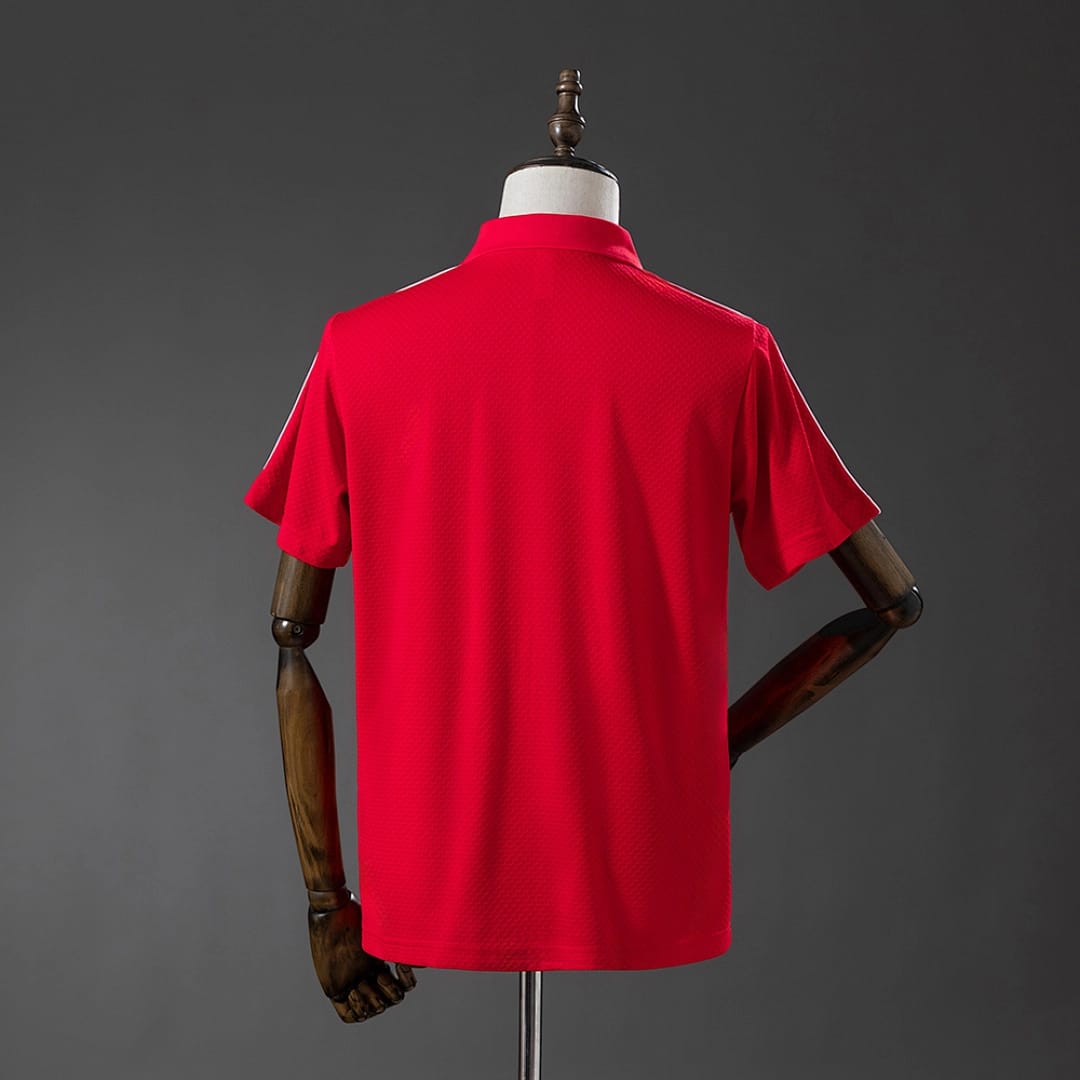 Polo Flamengo 2025/26 Vermelho - Vista 2