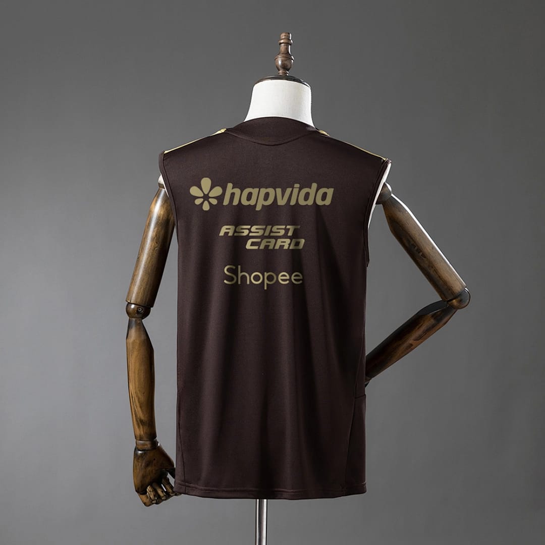 Camisola Flamengo 2026/27 Treino Colete Castanho All Sponsor - Vista 2