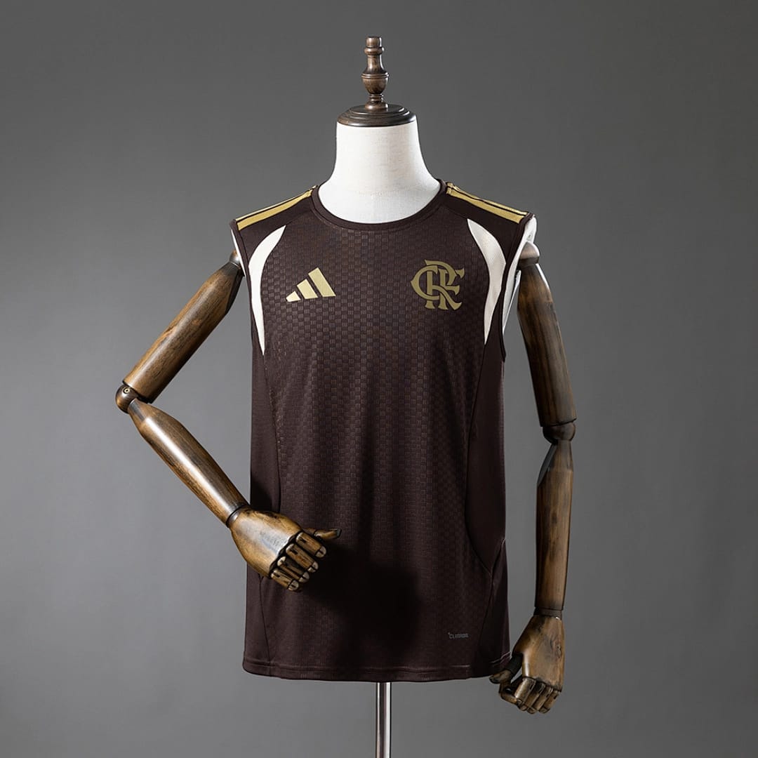 Camisola Flamengo 2026/27 Treino Colete Castanho - Vista 1