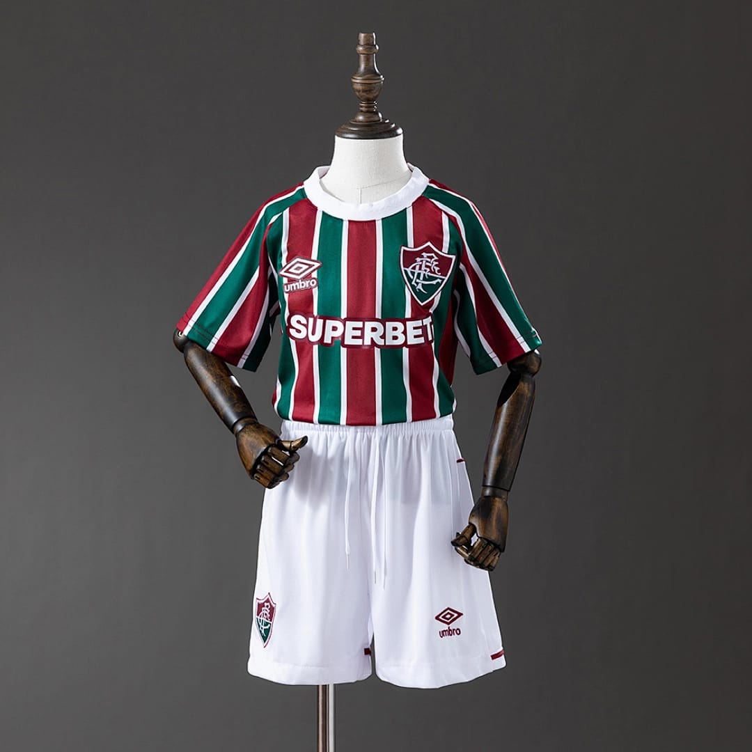 Kit Crianca Fluminense Principal 2025/2026 - Vista 1