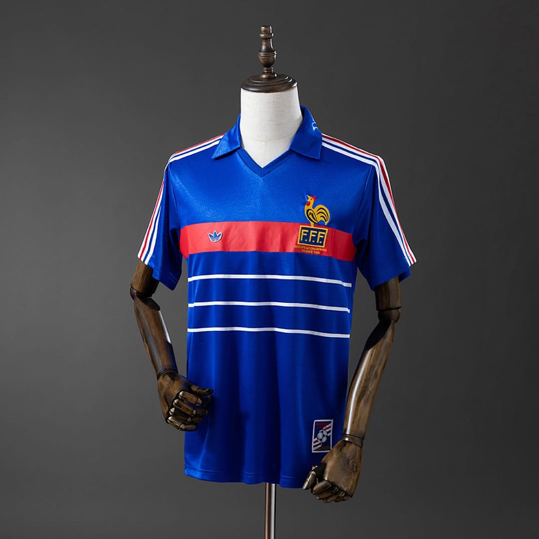 Camisola Principal da França 1984 (Retro) - Vista 1