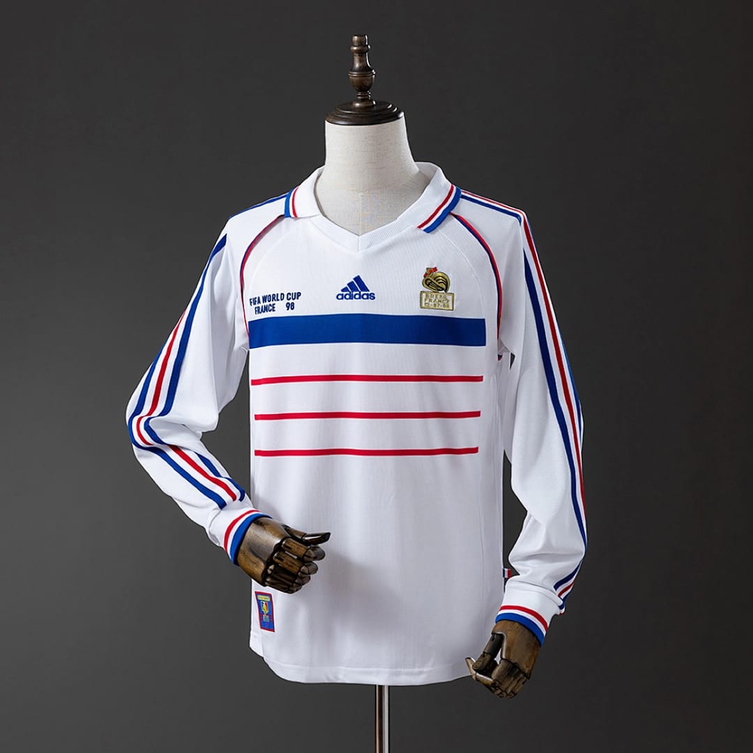 Camisola Alternativa da França 1998 (Retro, Manga Longa) - Vista 1