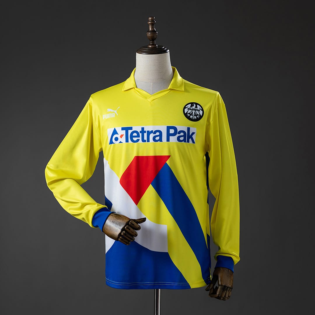 Camisola Eintracht Frankfurt Retro Alternativa Manga Comprida 93/96 - Vista 1