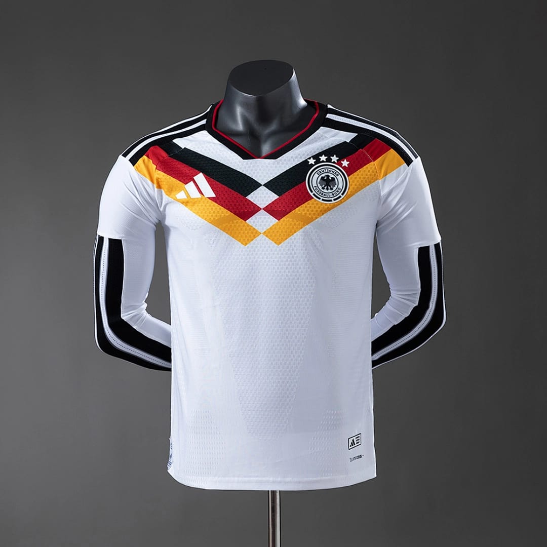 Camisola Principal da Alemanha 2026 (Versao Jogador, Manga Longa) - Vista 1