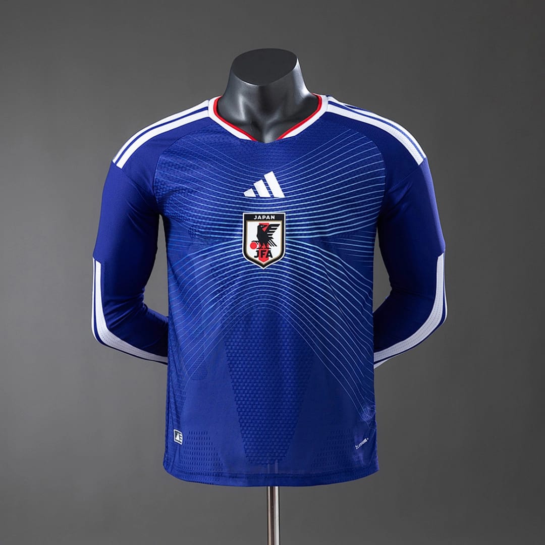 Camisola Principal do japão  2026 (Versao Jogador, Manga Longa) - Vista 1