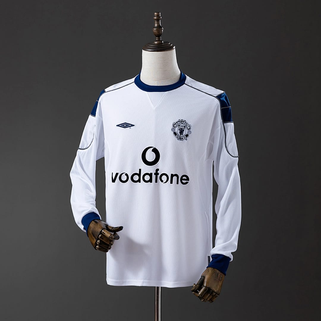 Camisola Alternativa do Manchester United 2000/2001 (Retro, Manga Longa) - Vista 1