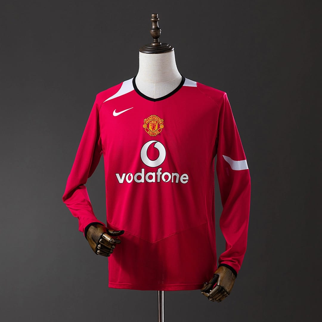 Camisola Principal do Manchester United (Retro, Manga Longa) - Vista 1