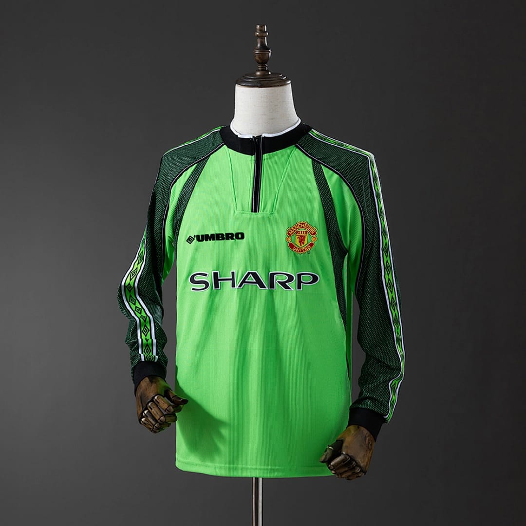 Camisola Guarda-Redes do Manchester United 1998 (Retro, Manga Longa) - Vista 1