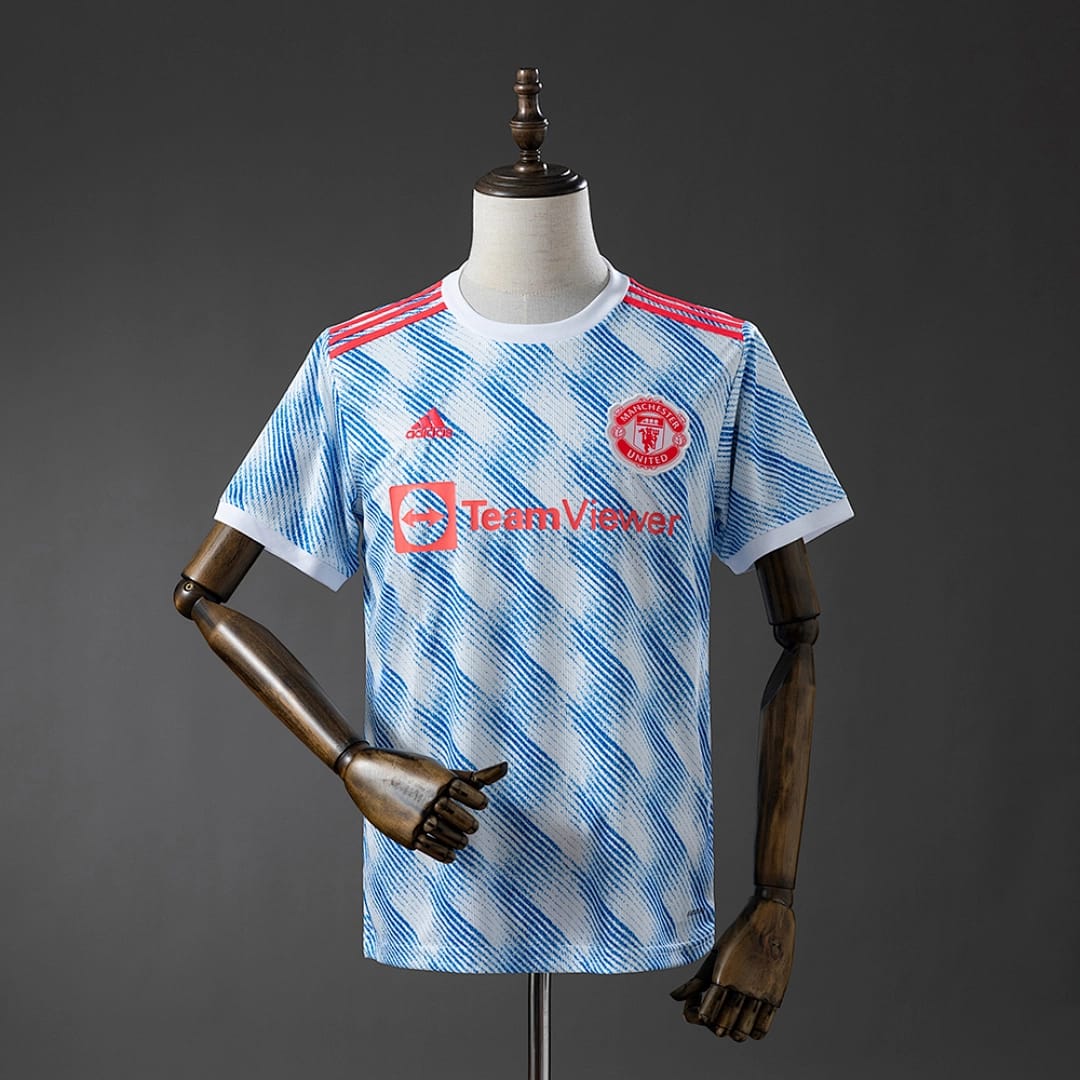 Camisola Alternativa do Manchester United 2021/2022 (Retro) - Vista 1
